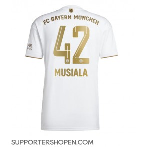 Bayern Munich Jamal Musiala #42 Borta Matchtröja 2022-23 Kortärmad